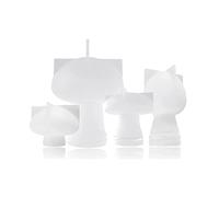 Sirxlevcy Stampi per Funghi 4 Pezzi, Stampi nel Resina per Funghi Stampi nel Silicone 3D per Funghi nel Silicone per Resina Epossidica