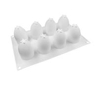 Sirxlevcy Stampo In Silicone per Uova di Pasqua, Fori, Stampo In Tridimensionale A Forma di, Decorazione Domestica Fatta A Mano per Pasqua