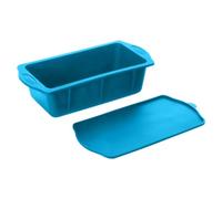 Sirxlevcy Stampo per Cubetti di Ghiaccio Riutilizzabile per Bagno di Ghiaccio In Silicone Blu + Coperchio, Può Produrre Stampo per Cubetti di Ghiaccio Extra Large da 4 Libbre