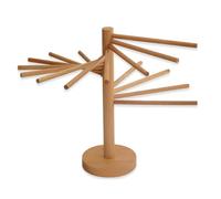 Sirxlevcy Stendipasta In Legno, Asciugaspaghetti Pieghevole, Appendiabiti per Pasta con 16 Aste di Sospensione