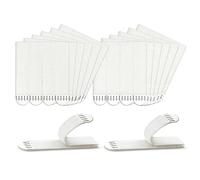 Sirxlevcy Strisce per Appendere Quadri Resistenti, 24 Paia (48 Strisce) Ganci per Quadri per Pareti, Appendere Quadri Chiodi Durevoli