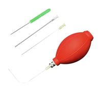 Sirxlevcy Strumenti Facili per Soffiare le Uova. Kit Ucraino per Decorare le Uova Rosse con Ago A Gas Sostituibile.