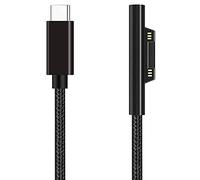 Sirxlevcy Superficie Intrecciata nel Nylon Collegamento al di Ricarica USB-C PD 15V per Pro 7/6/5/4/3, Laptop 3/2/1, Go