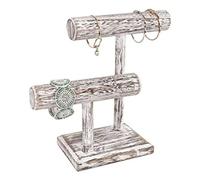 Sirxlevcy Supporto per Orologio Supporto per Orologio In Legno Torre di Visualizzazione Organizzatore di Gioielli per Bracciali e Collane Organizzatore per Supporto per Orologio,D