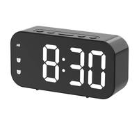 Sirxlevcy Sveglia Digitale Sveglia Plug-In Dimmerabile per la Camera da Letto 1 Pezzo