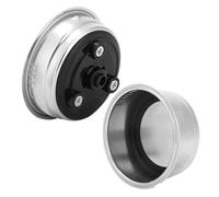 Sirxlevcy Tazza Ciotola per Polvere Portafiltro Fondo Cestello Portafiltro per Caffè da 51 mm Cestello Portafiltro Staccabile per Macchina per Caffè Espresso