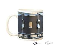 Sirxlevcy Tazze da 350 Ml con Design A Vintage, In Ceramica, per Tè, Caffè, Succo e Latte, per Casa, Ufficio, Scrivania, Portapenne, Batteristi