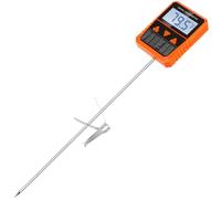Sirxlevcy Termometro per Caramelle con Sonda, Clip per Vaso, Funzione Allarme, Ampio Display Girevole Impermeabile IPX6 Termometro per Olio per Frittura, Facile da Usare