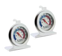 Sirxlevcy Termometro per Frigorifero 2 Pz 20℃～20℃/-20℉～80℉ Termometro Analogico per Frigorifero con Grande Quadrante e Indicatore Rosso per Congelatore Frigorifero Cooler