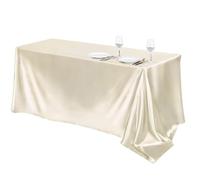 Sirxlevcy Tovaglia di Fascia Alta per Banchetti di Hotel, Scena di Matrimonio, 1 Pezzo, Tovaglia Rettangolare in, Beige