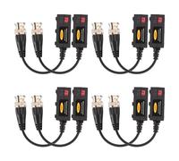 Sirxlevcy Trasmettitore Video Balun Passivo HD 1080P AHD/HD-CVI/TVI/CVBS 4 Coppie (UTP Fino A 350M-600M)