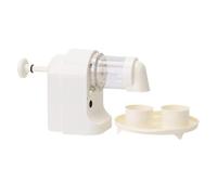 Sirxlevcy Tritaghiaccio Elettrico Portatile, Macchina per Tritare il Ghiaccio con Vassoio per per Casa, Cucina, Bar, Uso Commerciale