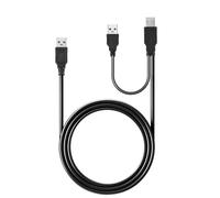 Sirxlevcy USB 2.0 Tipo A a Dual USB Un sdoppiatore nero