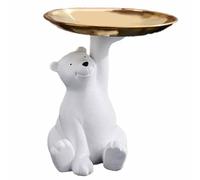 Sirxlevcy Vassoio per Tavolo da Ingresso, Vassoio per Gioielli, Vassoio per Cosmetici, Vassoio Multiuso Durevole e Facile da Usare