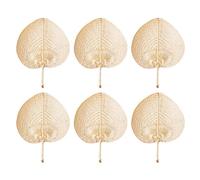 Sirxlevcy Ventaglio Paglia Fatto Un Mano Naturale Tessuto Un Mano Foglia Palma Tessuto Un Mano Raffreddamento Repellente per Zanzare Ventilatori Un Mano Decorazioni per Casa Colonica