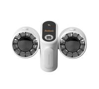 Sirxlevcy Ventola Fan A Doppia Testa Montata In Vita Power Bank con Luce per In All'Aperto,