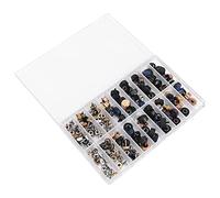 Sirxlevcy Watch Crown Testa di Orologio Parti di Orologi per Parti di Orologi da Polso Cupola un Testa Piatta Accessori per Orologi Kit di Strumenti di Riparazione per Orologiaio