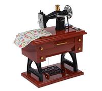 Sirxlevcy Wind Up Vintage Mini Macchina per Cucire di Stile di Music Box Meccanico