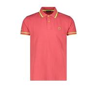 Siry Work Baci&ABBRACCI Polo Uomo BAM1421-95% Cotone 5% Elastan (3XL, Corallo)