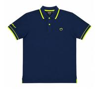 Siry Work Baci&ABBRACCI Polo Uomo BAM1421-95% Cotone 5% Elastan (IT, Testo, 3XL, Regular, Regular, Indaco)