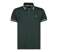 Siry Work Baci&ABBRACCI Polo Uomo BAM1421-95% Cotone 5% Elastan (M, Green)