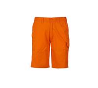 Siry Work Bermuda Uomo Cargo da Lavoro in Cotone e Elastan, Leggero, Elasticizzato, Resistente all'Usura, Cuciture Triplo ago, Taschino Porta Monete e Porta Metro (Arancio-XL)