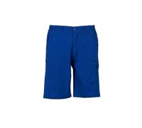 Siry Work Bermuda Uomo Cargo da Lavoro in Cotone e Elastan, Leggero, Elasticizzato, Resistente all'Usura, Cuciture Triplo ago, Taschino Porta Monete e Porta Metro (Blu Royal-S)