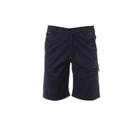 Siry Work Bermuda Uomo Cargo da Lavoro in Cotone e Elastan, Leggero, Elasticizzato, Resistente all'Usura, Cuciture Triplo ago, Taschino Porta Monete e Porta Metro (Blu Navy-XL)
