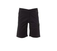 Siry Work Bermuda Uomo Cargo da Lavoro in Cotone e Elastan, Leggero, Elasticizzato, Resistente all'Usura, Cuciture Triplo ago, Taschino Porta Monete e Porta Metro (NERO-3XL)
