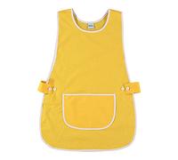 Siry Work Casacca Copriabito Donna Art. DALIA POIS 35% Cotone 65% Poliestere MADE IN ITALY (GIALLO)