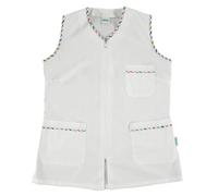 Siry Work Casacca Donna Lavoro Senza Maniche Art. VALERY 35% Cotone 65% Poliestere MADE IN ITALY, Ideale per il Settore Alberghiero, Estetico, Alimentare e Benessere