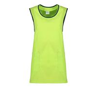 Siry Work Grembiule,Copriabito Donna Art. GEMMA 35% Cotone 65% Poliestere Taglia Unica MADE IN ITALY Ideale per Maestra, Alimentari, Parrucchiera, Estetista, Impresa di pulizie (VERDE G-70)