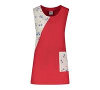 Siry Work Grembiule Donna Art. FRESIA 35% Cotone 65% Poliestere Taglia Unica MADE IN ITALY Ideale per Maestra, Alimentari, Parrucchiera, Estetista, Impresa di pulizie (ROSSO - F14)