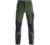 Siry Work KAPRIOL Dynamic Pantaloni da Lavoro per Giardiniere e Carpentiere Elasticizzati Idrorepellenti con Pannelli di Rinforzo sulle Ginocchia (Verde-L)