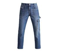 Siry Work KAPRIOL Touran Jeans per Lavoro e Tempo Libero Elasticizzati in Cotone Denim Multitasche (TG.S)
