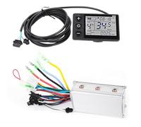 SiRyder Centralina Bici Elettrica 36v 250w,Centralina Bici Elettrica 36v-48v Kit di Controllo per Scooter Elettrico per Bicicletta con Pannello LCD Impermeabile