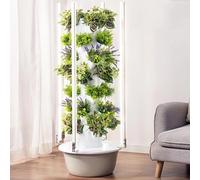Sis-tema di coltivazione-idroponica, kit per sis-tema di giardino verticale da interno da 20/28/36 piante, torre di germinazione-idroponica di qualità alimentare per erbe, frutta ,5Layer-Withlight