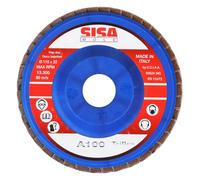 Sisa Mole DISCO LAMELLARE AL CORINDONE Ø mm. 180 - foro 22 grana 80 10 PZ