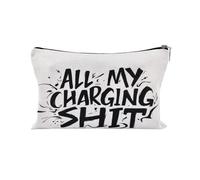 Sisadodo Borsa organizer per cavi da viaggio per donne e uomini, accessori tecnologici elettronici, borse di stoccaggio con cerniera per caricabatterie cavi spine, Borsa di ricarica 3