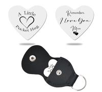 Sisadodo Pocket Hug Token Regalo di relazione a lunga distanza per donne uomini che pensano a te Regali per figlio, figlia, amici, Ricordati che ti amo, S