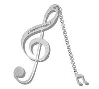 Sisadodo Segnalibro con note musicali per donne e uomini, regalo di compleanno musicale per studenti di musica, regalo di apprezzamento per insegnanti di musica, lettura di libri, amanti dei libri