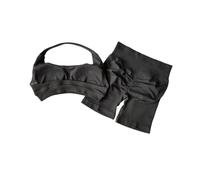 SISAY Completo Palestra Donna Estivo Push Up Tuta Sportiva Due Pezzi Pantaloncini e Reggiseno Scollo Halter Schiena Nuda Pilates Set Abbigliamento per Allenamento Yoga Fitness Jogging Danza Tracksuits