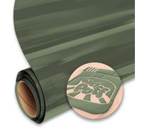 Siser Easy Puff HTV - Vinile a trasferimento termico 3D Puffy (verde foresta)