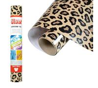 Siser Easypatterns PLUS Leopard Tan, 30cm x 0,5 mt, Vinile Termotrasferibile Termoadesivo per la Personalizzazione di Abiti, Accessori e Tessuti d'Arredo, Materiale per hobby Creativi