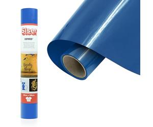 Siser® EasyWeed® Blu Royal, 30cm x 1mt, vinile termotrasferibile termoadesivo per personalizzare i tessuti, hobby creativi, certificato VeganOk e Oeko-Tex standard 100 classe I.