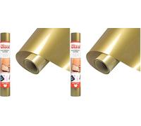 Siser® EasyWeed® Extra Oro, 30cm x 0,5mt, vinile termotrasferibile per personalizzare nylon, pelle, tessuti trattati (Confezione da 2)