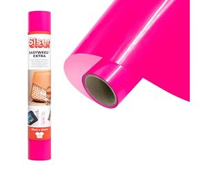 Siser® EasyWeed® Extra Rosa Fluo, 30cm x 0,5mt, vinile termotrasferibile per personalizzare nylon, pelle, tessuti trattati