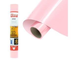 Siser® EasyWeed® Rosa chiaro, 30cm x 1mt, vinile termotrasferibile termoadesivo per personalizzare i tessuti, hobby creativi, certificato VeganOk e Oeko-Tex standard 100 classe I.