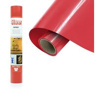 Siser® EasyWeed® Rosso vivo, 30cm x 1mt, vinile termotrasferibile termoadesivo per personalizzare i tessuti, hobby creativi, certificato VeganOk e Oeko-Tex standard 100 classe I.
