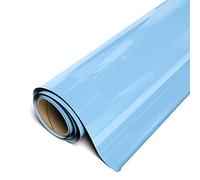 Siser EasyWeed - Rotolo elasticizzato HTV 25,5 x 8,5 cm, in vinile termotermotrasferito, colore: Blu chiaro
